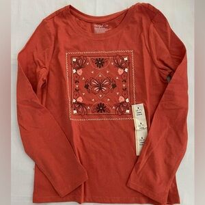 Cat & Jack Girls long sleeve butterfly shirt